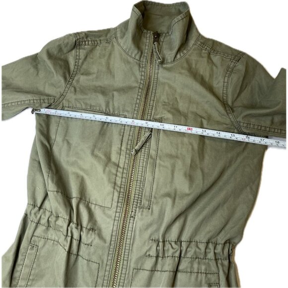 MADEWELL Fleet Utility Military Desert Olive Green Womens Jacket XS - Picture 8 of 11